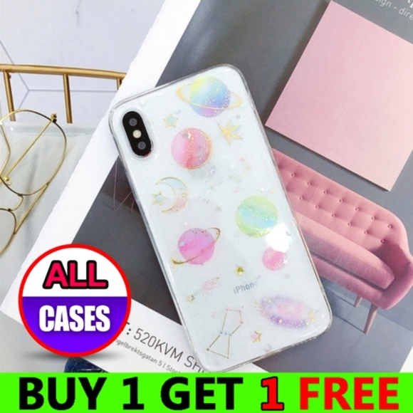 NEW iPhone 11/Pro/Max/XR/XS/X/7/8/Plus Planet Case - Picture 2 of 6